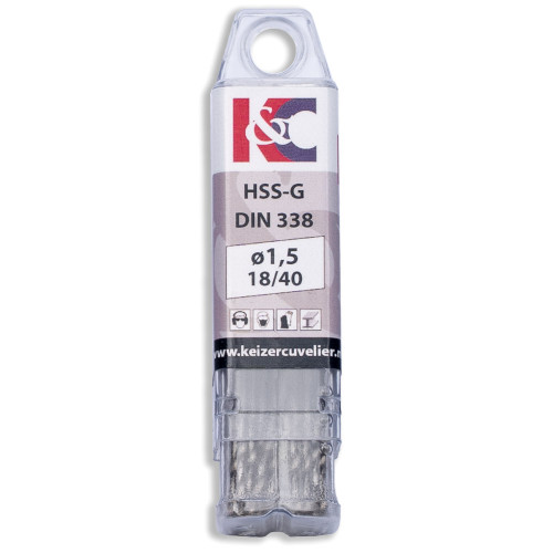 HSS Splitpoint IJzerboor 1.5mm HSS Splitpoint IJzerboor 1.5mm
