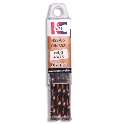 HSS Splitpoint IJzerboor 4.0mm Cobalt HSS Splitpoint IJzerboor 4.0mm Cobalt
