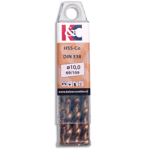 HSS Splitpoint IJzerboor 10.0mm Cobalt HSS Splitpoint IJzerboor 10.0mm Cobalt