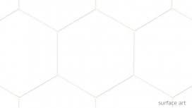 SA - BRIO - WHITE HEXAGON 8.5X10 *S/O*