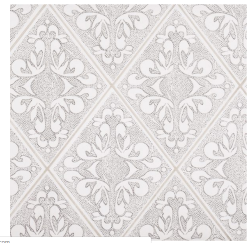 Drawn Stone Diamond – Loom Drawn Stone Decorative – 6 in. x 7.9375 in. x 9.5 mm