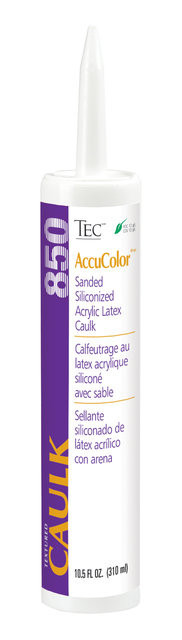 Tec AccuColor 850 Sanded Standard White #931 Caulk 10.3 Oz Tubes