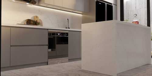 Montaj Venatino Ava Polished 3CM Quartz 126"x63"