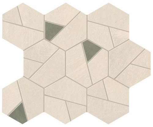 Boost Pro Ivory Olive Hexagon Mosaics