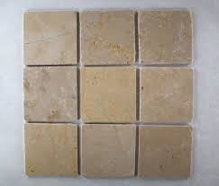 Golden Marble Tumbled 4x4 $9.99 Sq. Ft.