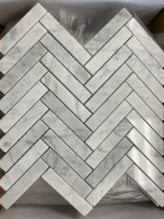 ARVEX CARRARA SKINNY HERRINGBONE POLISHED