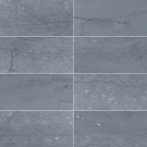 Italian Bardiglio Imperiale Honed 12"x24" Marble Tiles