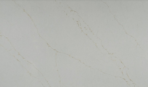 Montaj Bianco Oro Polished 3CM Quartz 126"x63"