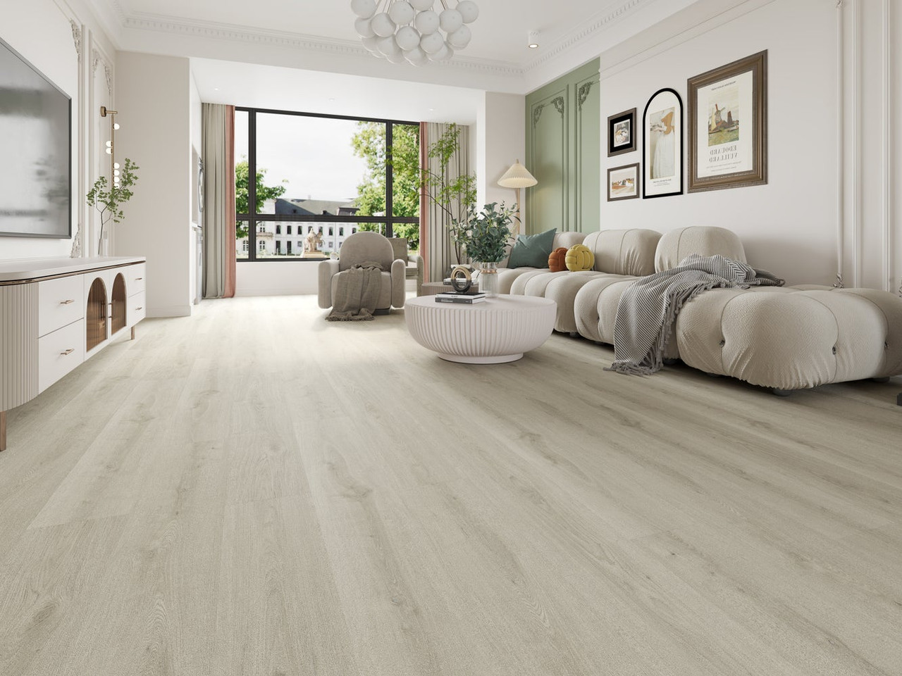 TAS Flooring Builder's Select Collection: Fleming 9" x 60" Luxury Vinyl Flooring