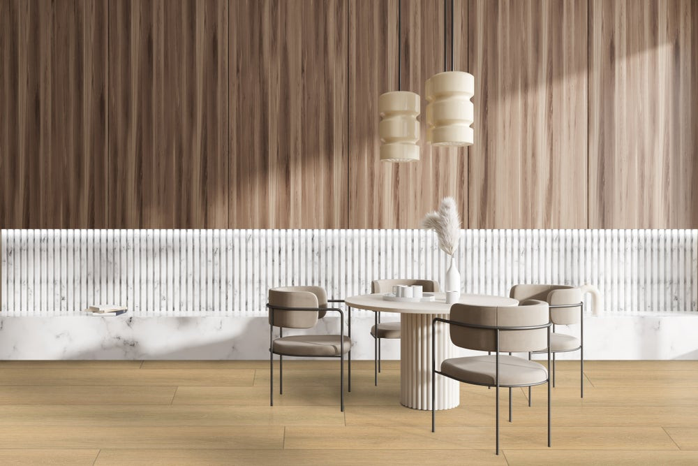TAS Flooring Levels 2.5 mm Collection: Even 7" x 48" Luxury Vinyl Flooring