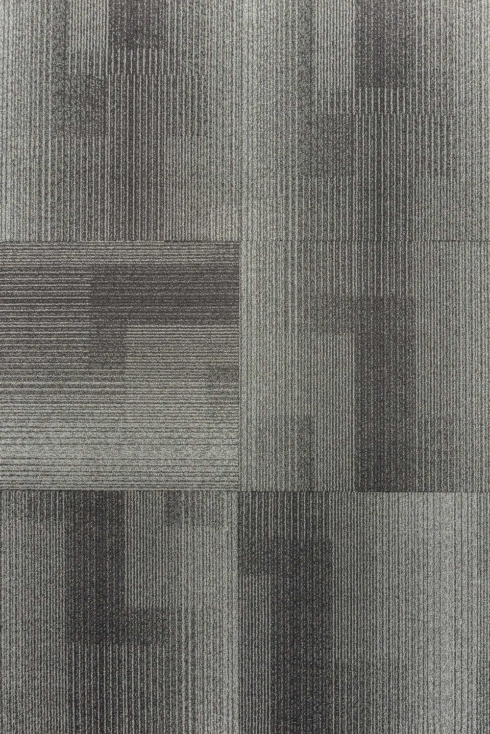 TAS Flooring Development Collection: Gunmetal 18 oz Polypropylene 19.7" x 19.7" Commercial Carpet Tile