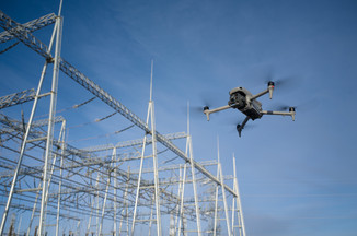 Seeing Through the Soup: Mastering Power-Line Sensing with the Matrice 400