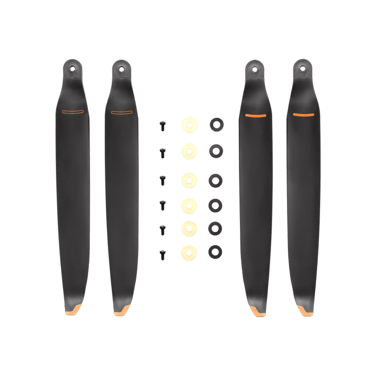 Pair of genuine DJI Matrice 400 2510F Propellers featuring a quick-release design for efficient field deployment.