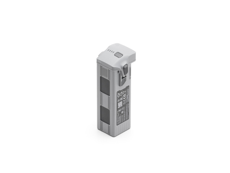 Angled profile of a DJI TB4D Intelligent Flight Battery for the Ronin 4D 6K/8K cinema camera system.