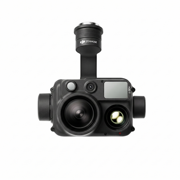 DJI Zenmuse H30T multi-sensor camera for Matrice 400, featuring 400x digital zoom and high-resolution thermal imaging.