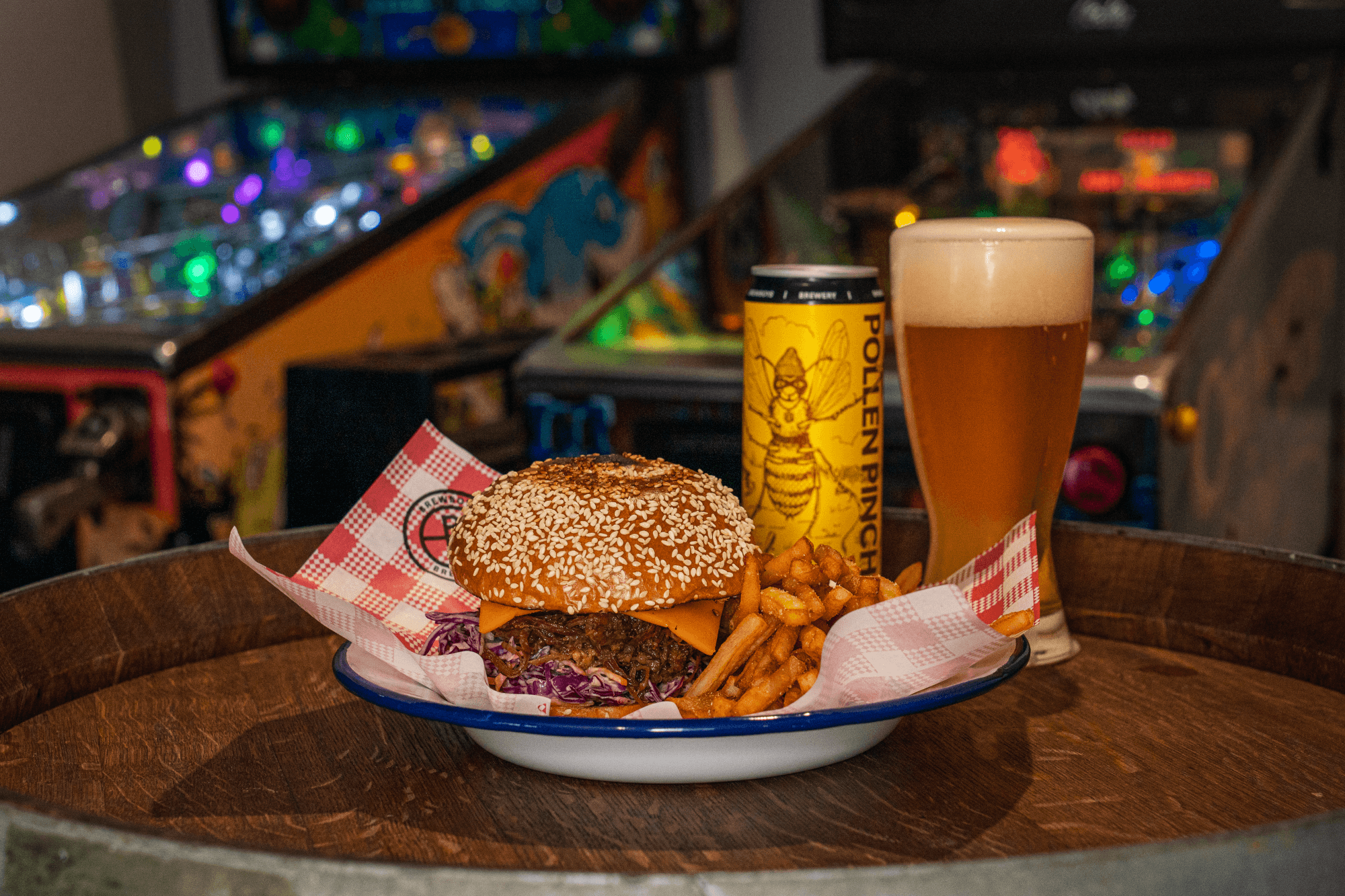 Beer and burger, a match made in heaven