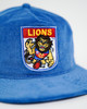 New Era Light Blue Golfer Cap with Retro Lion Mascot