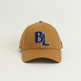 New Era Wheat with Navy BL Logo 9FORTY Cap