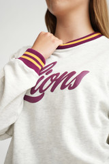 Womens Script Crew Lions