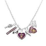 Brisbane Lions Necklace with Charms