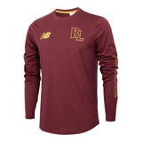 2025 NB Long Sleeve Casual Tee - Maroon