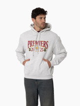 2025 AFL Premiers Hoodie - White Marle