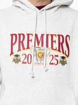 2025 AFL Premiers Hoodie - White Marle