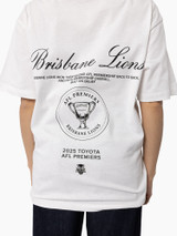 2025 AFL Premiers M&N Back-to-Back Tee - White