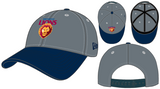 Grey with Navy Brim Logo 9FORTY Cap