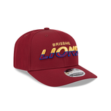 Lions Split Script Maroon