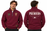2026 AFL Premiers Three Peat 1/4 Zip - Maroon