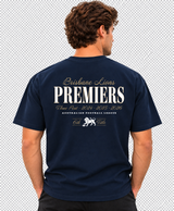 2026 AFL Premiers Three Peat Unisex Tee  - Navy