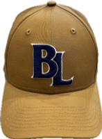 New Era Wheat with Navy BL Logo 9FORTY Cap