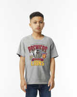 2024 AFL Premiers Tee - Grey Marle - Youth