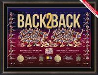 2025 AFL  Premiers Dual Signed Lithograph
