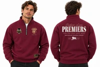 2026 AFL Premiers Three Peat 1/4 Zip - Maroon