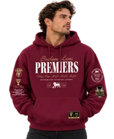 2026 AFL Premiers Three Peat Hoodie - Maroon