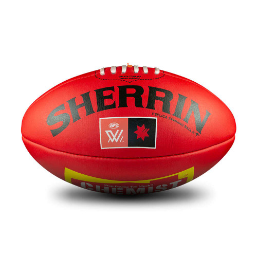 Sherrin Football - Replica - AFLW Size 3 - Red