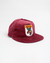 New Era Maroon Corduroy Golfer Cap with Retro Bears Mascot
