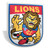 Lions Retro Mascot Pillow