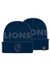 Merino Wool Navy Two Tone Beanie