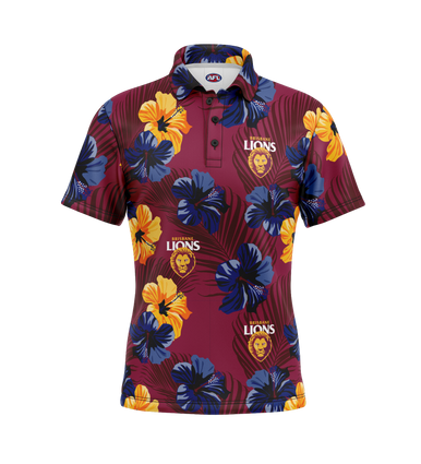 Aloha Golf Polo Lions Shop Brisbane Lions