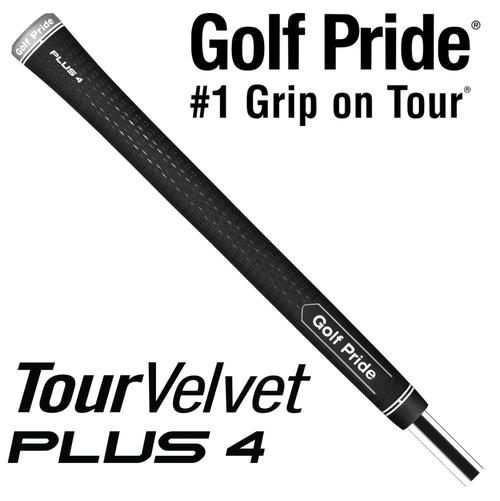 Golf Pride Tour Velvet Plus4 Standard Grip - Black