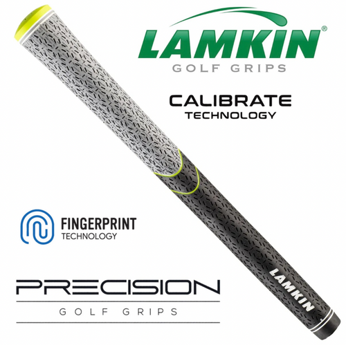 Lamkin ST +2 Hybrid Calibrate Midsize Grip – Black/Lime/Grey