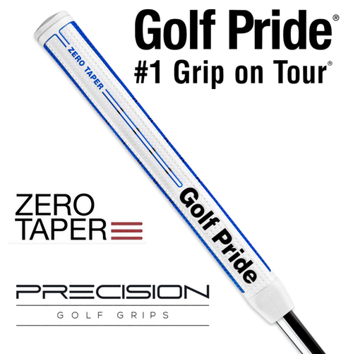 Golf Pride Zero Taper Putter Grip - Blue/White