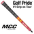 Golf Pride MCC Teams Standard Grip - Dark Red/Yellow