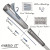 Lamkin ST +2 Hybrid Cord Standard Grip - Black/Grey
