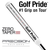 Golf Pride Zero Taper Putter Grip - Black/White