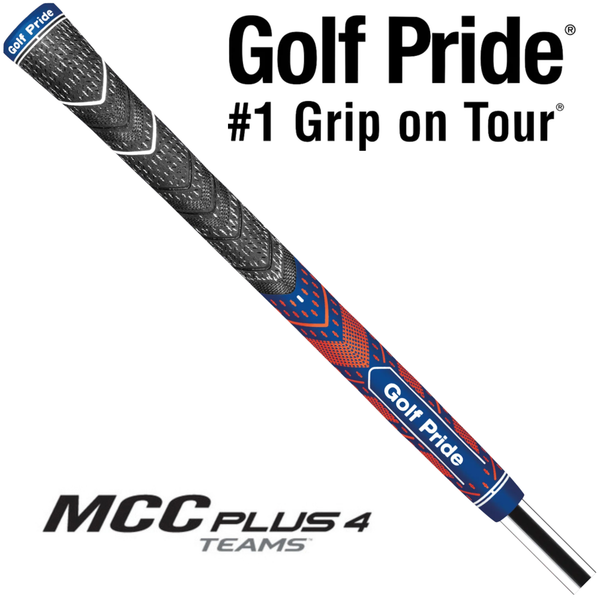 Golf Pride MCC Plus4 Teams Midsize Grip - Navy/Orange