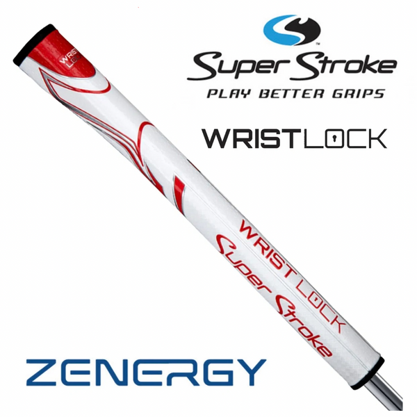 SuperStroke Zenergy Wristlock Putter Grip - White/Red